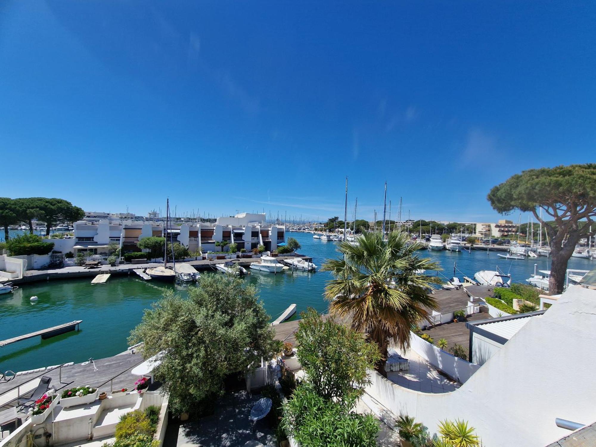Marina Exceptionnelle - 8 Pers - 120 M2 Vue Mer - Suites Parentales - Cinema - Ponton Le Grau-du-Roi Eksteriør bilde