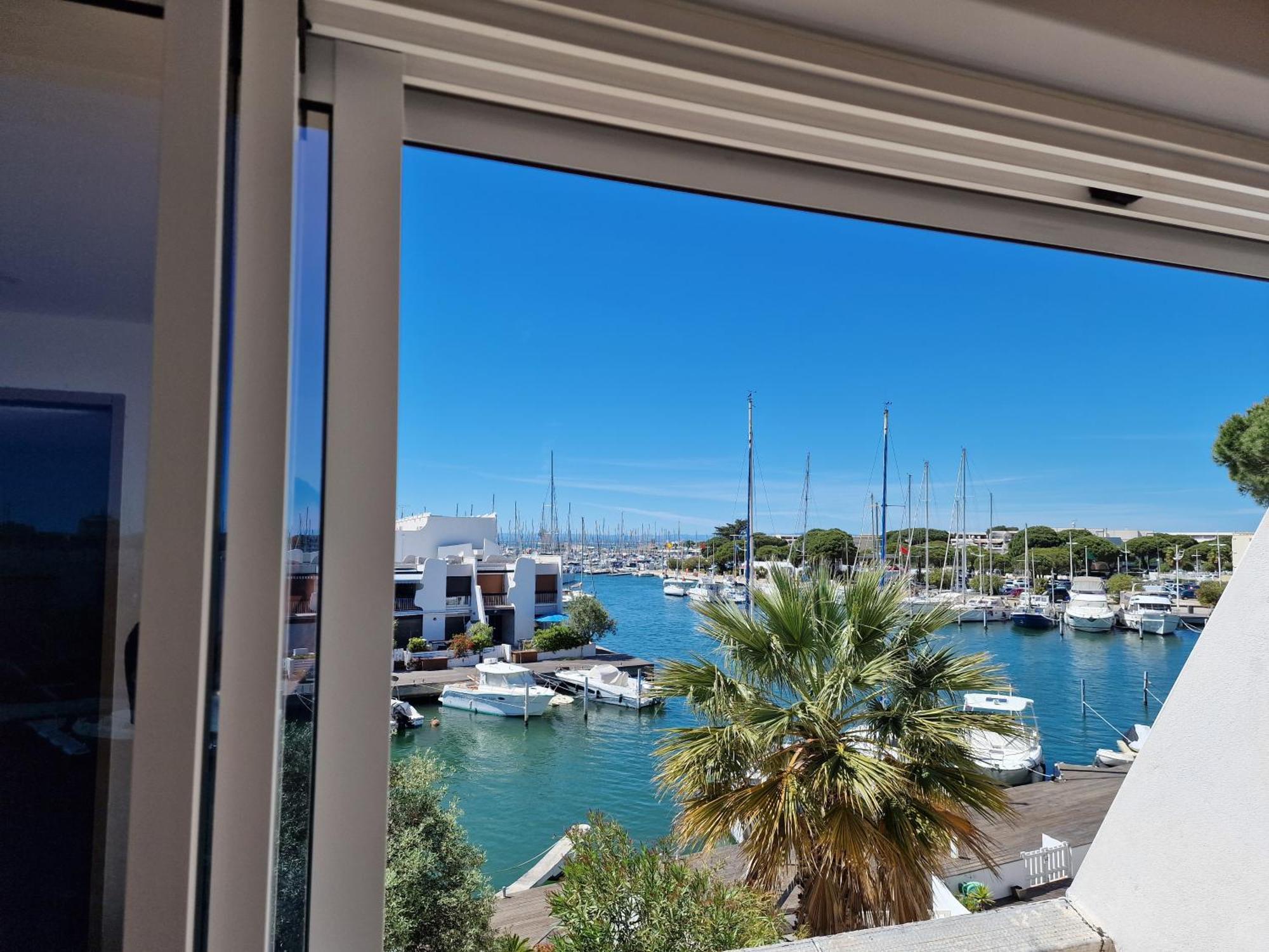 Marina Exceptionnelle - 8 Pers - 120 M2 Vue Mer - Suites Parentales - Cinema - Ponton Le Grau-du-Roi Eksteriør bilde