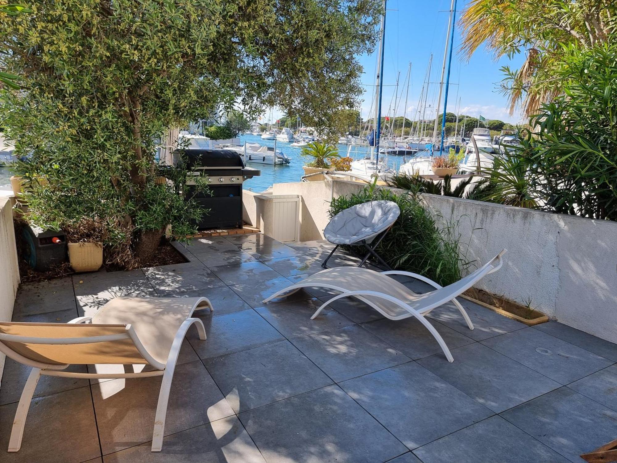 Marina Exceptionnelle - 8 Pers - 120 M2 Vue Mer - Suites Parentales - Cinema - Ponton Le Grau-du-Roi Eksteriør bilde